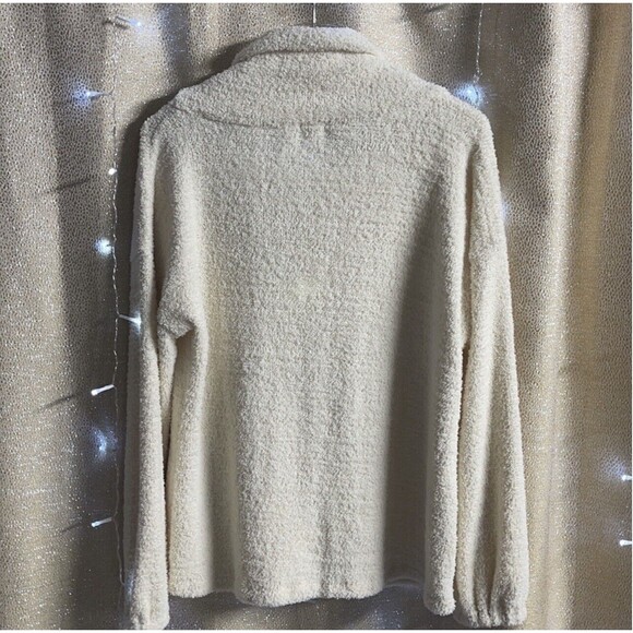 Hello Nite Cozy Serpa Tunnel Top Sweater I’m Cream Sz Sm New - Picture 7 of 7